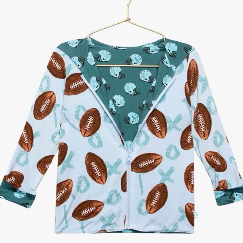 Posh Peanut Field Day Long Sleeve Reversible Jacket Size 6T